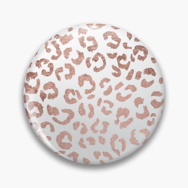 Item preview, Luxurious hand drawn rose gold leopard print designed and sold by GirlyTrend.