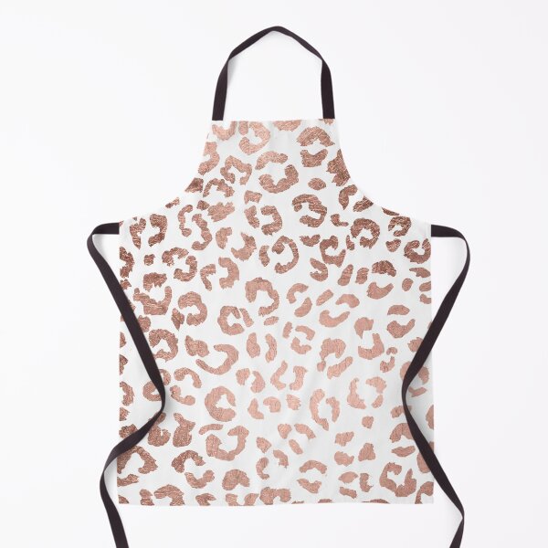 Item preview, Luxurious hand drawn rose gold leopard print designed and sold by GirlyTrend.