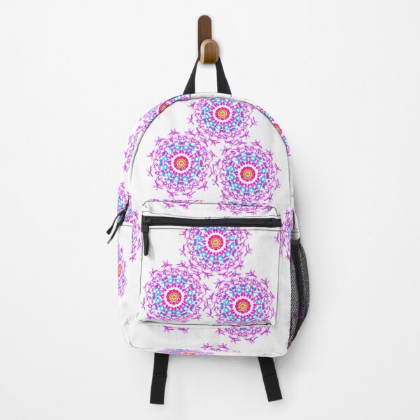 Item preview, Triple Mandala Bib Flower Purple and Teal designed and sold by Graykat.