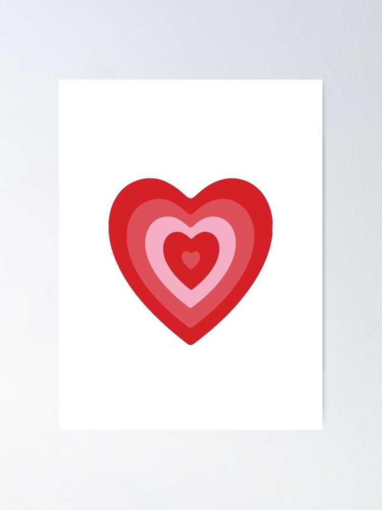 "Powerpuff girls heart" Poster by Lumbago38 | Redbubble