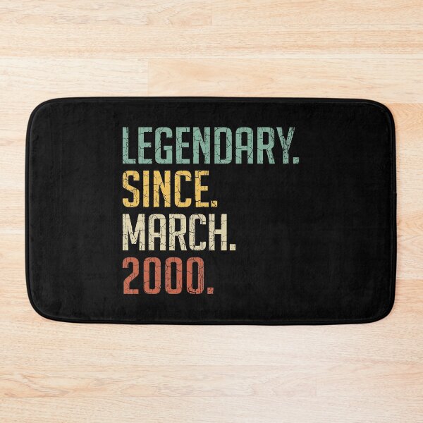 Item preview, Legendario desde marzo de 2000 Regalo de cumpleaños número 21 21 años Vintage Marzo de 2000 designed and sold by Takatv.