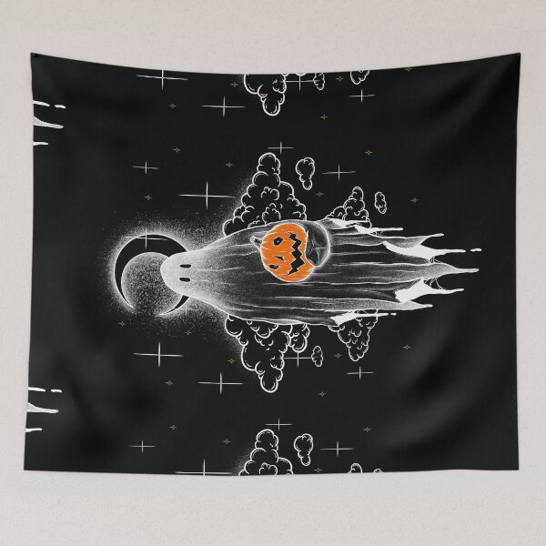 Item preview, Midnight Halloween (White) designed and sold by SoulArtLove.