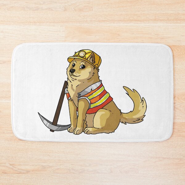 Item preview, Dogecoin Mining Doge designed and sold by JuicySchinken.