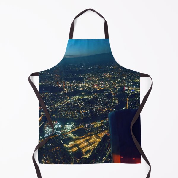 Item preview, Dusk landing into Heathrow. Coming in from the east, looking north. The river Thames can be seen in the foreground designed and sold by electricimage.