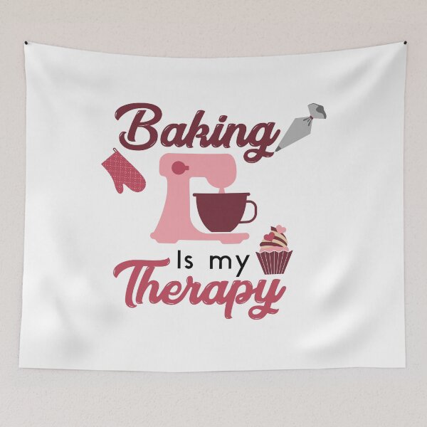 Item preview, Baking Is My Therapy designed and sold by youneszahrane.