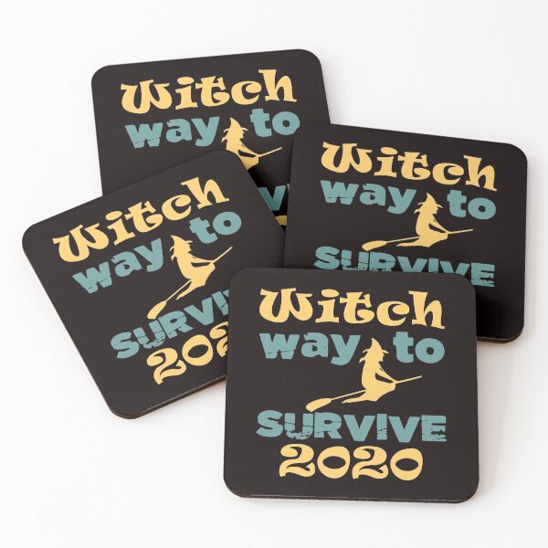 Item preview, Witch Way To Survive 2020 - Funny Witch And Text Halloween Gift Idea designed and sold by leo121687.