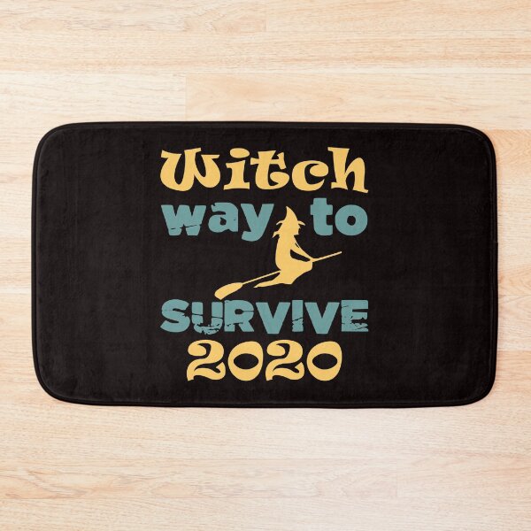 Item preview, Witch Way To Survive 2020 - Funny Witch And Text Halloween Gift Idea designed and sold by leo121687.