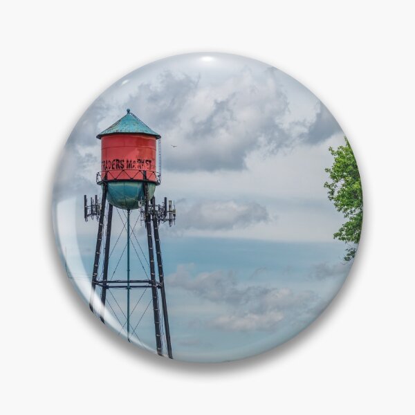 Item preview, Urban Water Tower And Train Tracks designed and sold by mljdwhite.
