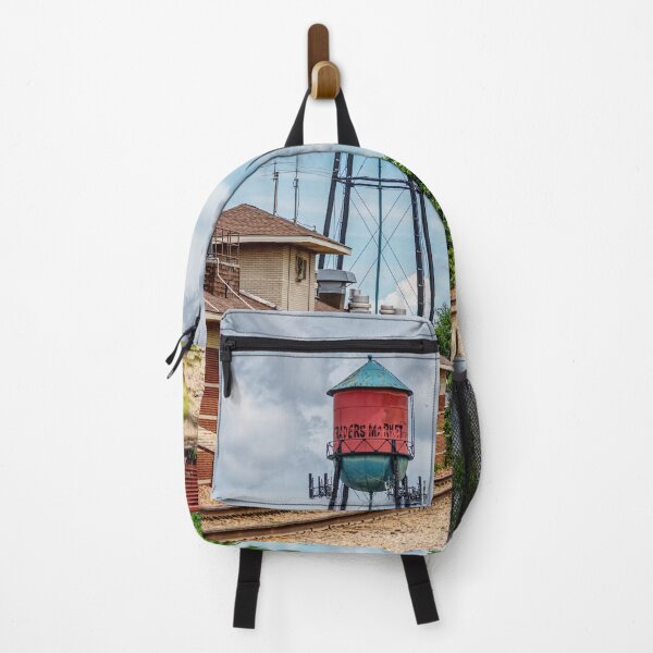 Item preview, Urban Water Tower And Train Tracks designed and sold by mljdwhite.