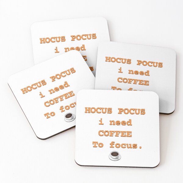 Item preview, Hocus pocus i need coffee to focus designed and sold by TrixianArt.