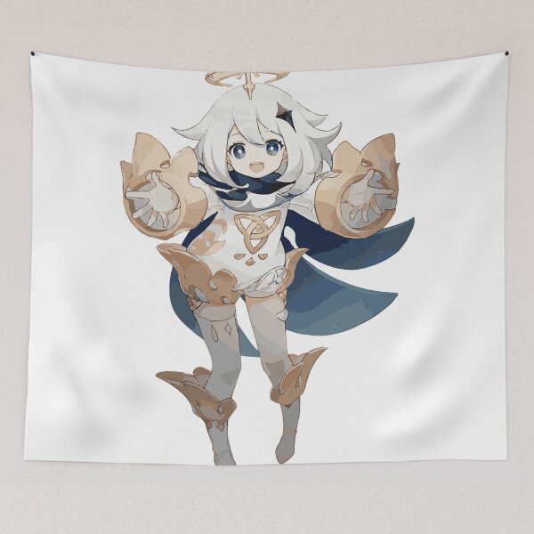 Item preview, Impacto de Genshin - Paimon de bolsillo designed and sold by Pizzarous.