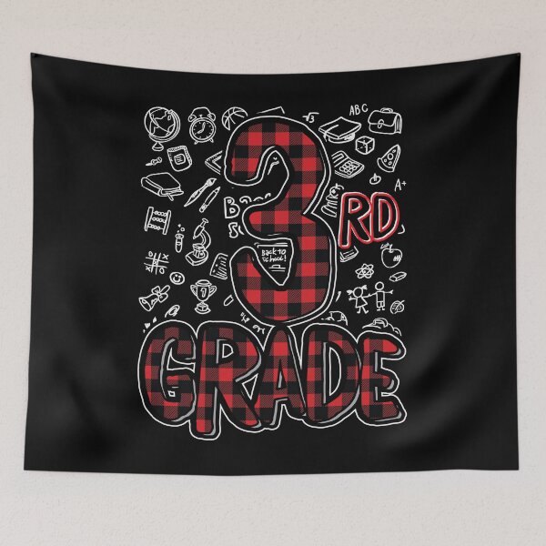 Item preview, Buffalo Plaid 3rd Grade - Third Grade Back to School designed and sold by shirti.