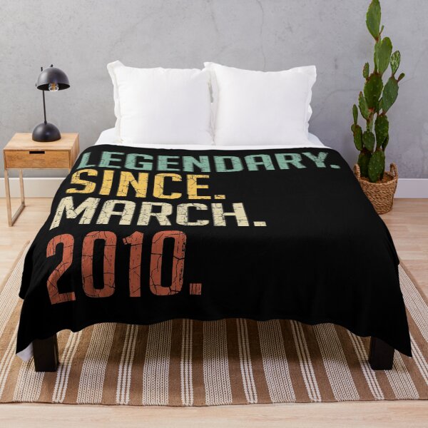 Item preview, Legendary Since March 2010 11st Birthday Gift 11 Years Old Vintage March 2010 designed and sold by Takatv.