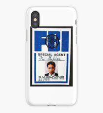 fox mulder badge iPhone Case