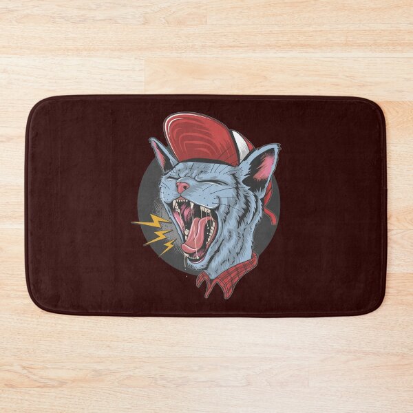 Item preview, Cat screaming rock 'n' roll designed and sold by kalud-zoldyck.