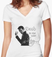 Dead is the new sexy Women's Fitted V-Neck T-Shirt