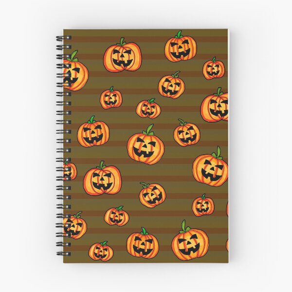 Item preview, Jack o Lanterns Halloween Pumpkin Stripy Pattern  designed and sold by Harriet Linton.