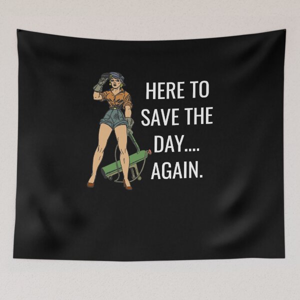 Item preview, Welding Girl, Here To Save The Day Again designed and sold by jacks-tees.