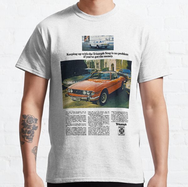 TRIUMPH STAG CLASSIC Car Gift TShirt