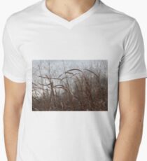 Autumn grass Men's V-Neck T-Shirt