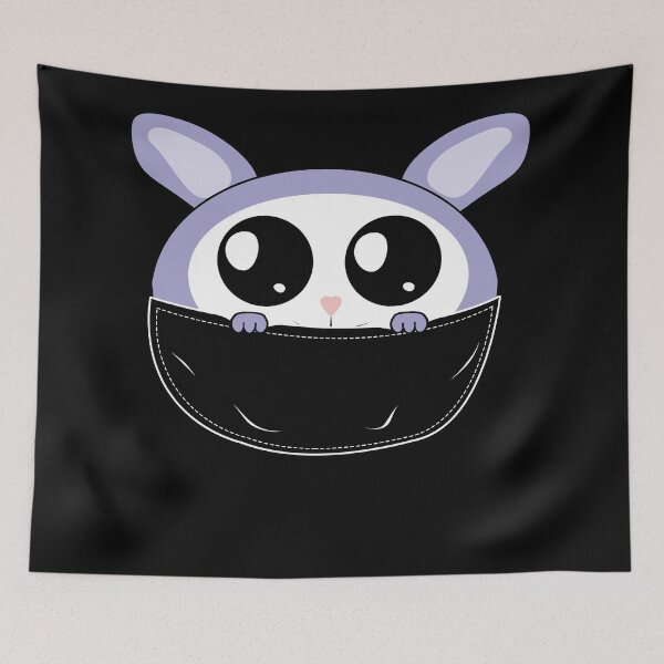 Item preview, Pocket purple critter black designed and sold by Luxpenta.