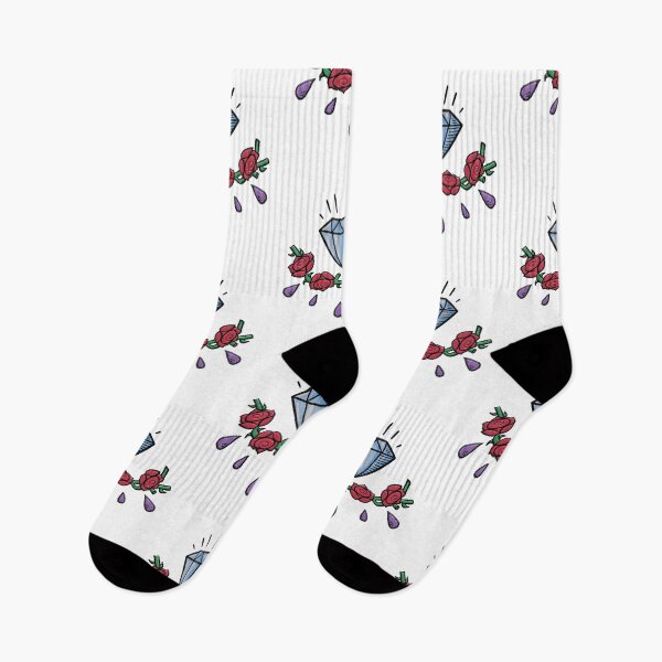 Item preview, Embroidered Diamond with roses and tear drops design. designed and sold by AznavourByKarin.