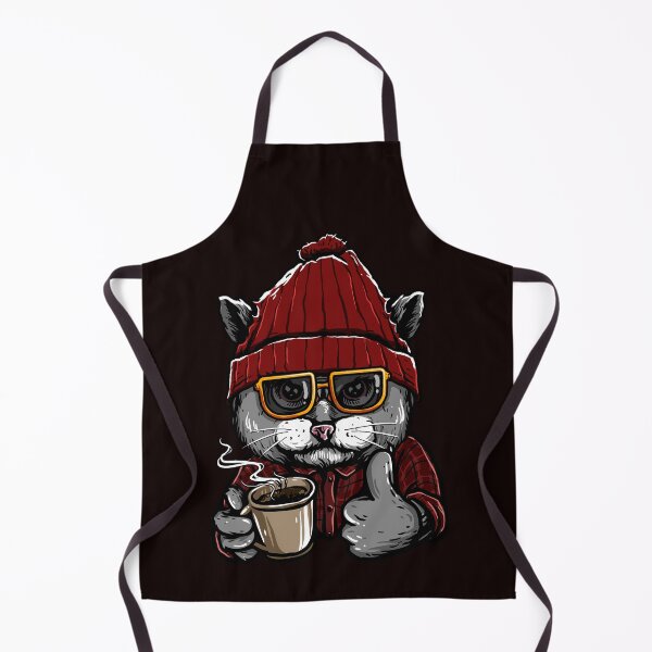 Item preview, Cat drinking morning coffee designed and sold by kalud-zoldyck.