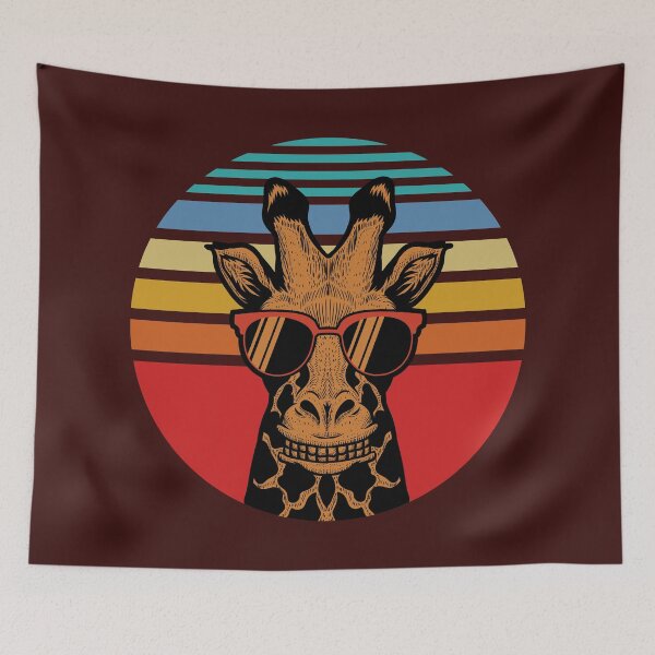 Item preview, Giraffe Sunset background designed and sold by kalud-zoldyck.