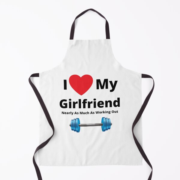 Item preview, I Love My Girlfriend Nearly As Much As Working Out designed and sold by printgaff.
