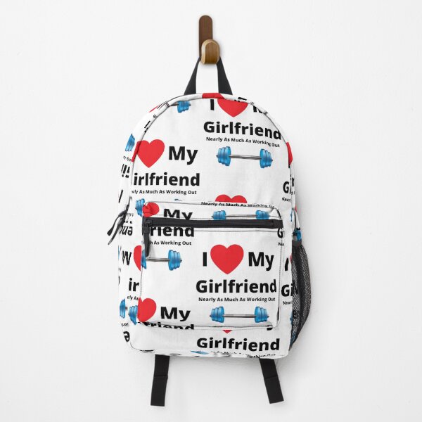 Item preview, I Love My Girlfriend Nearly As Much As Working Out designed and sold by printgaff.