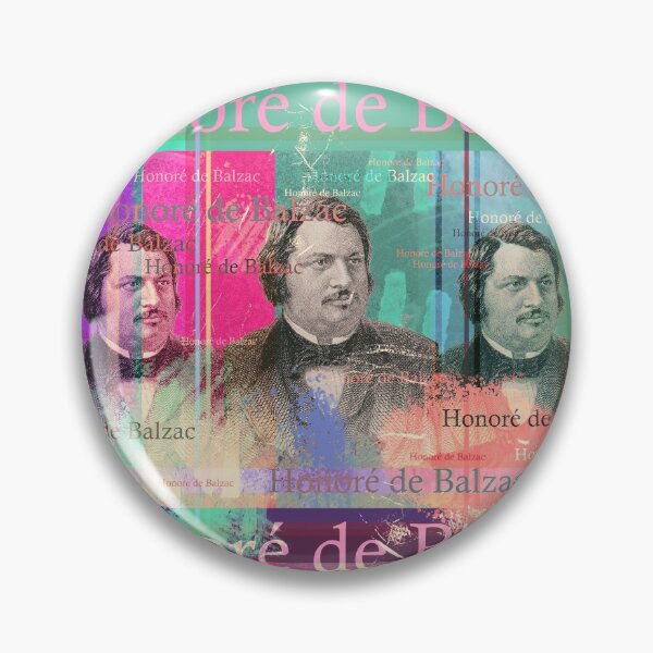 Item preview, Balzac portrait, famous French writer designed and sold by Mauswohn.