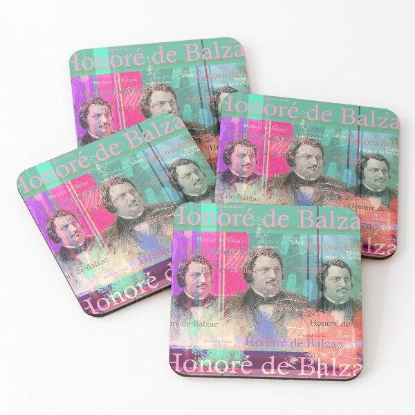 Item preview, Balzac portrait, famous French writer designed and sold by Mauswohn.