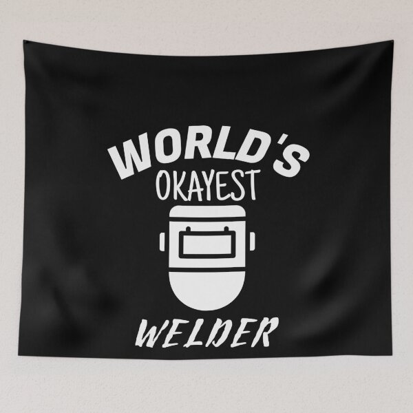 Item preview, World's Okayest Welder Mask designed and sold by jacks-tees.