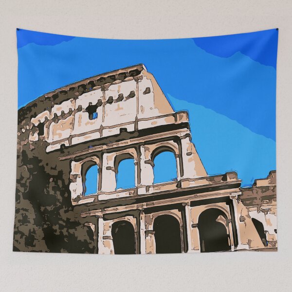 Item preview, Amphitheater Colosseum in Blue designed and sold by ckylin.