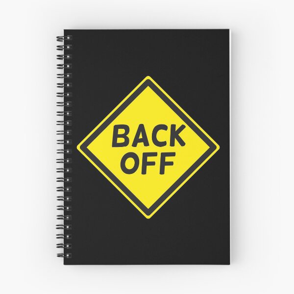 Item preview, Back Off designed and sold by SpitsPixels.