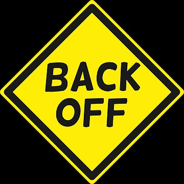 Artwork thumbnail, Back Off by SpitsPixels