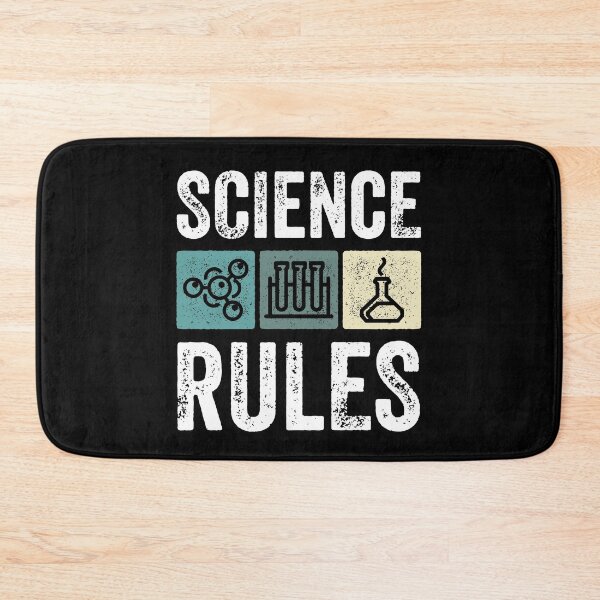 Item preview, Science Rules Teacher Student Scientist Humor Vintage Retro designed and sold by lxmag.