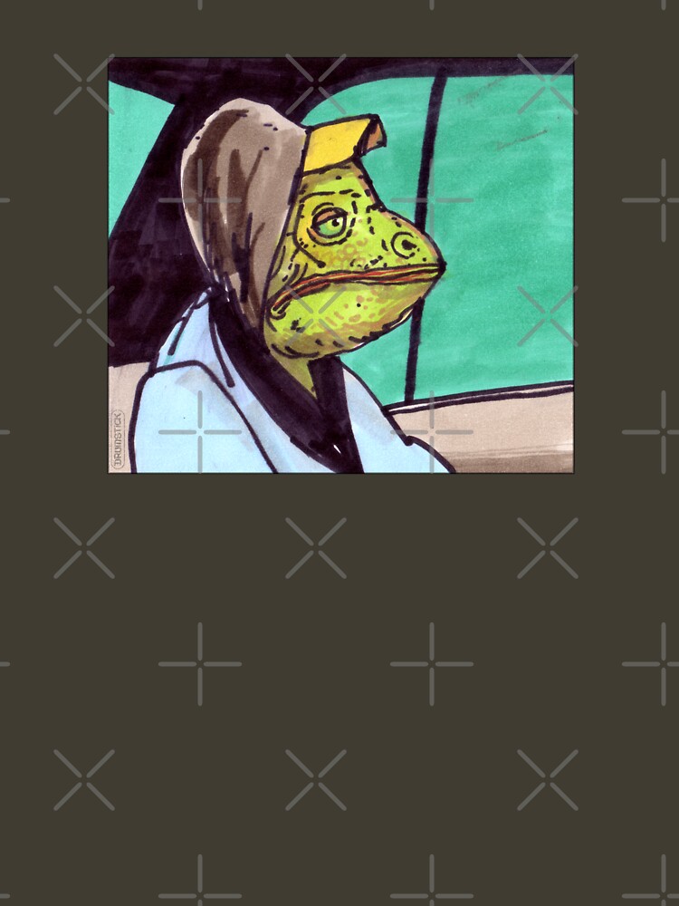 Thumbnail 7 of 7, Essential T-Shirt, Cab Hoodie Lizard designed and sold by thedrumstick.