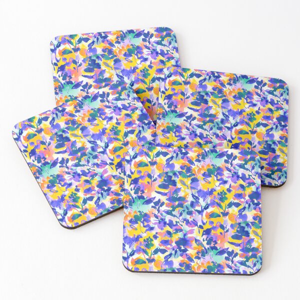 Item preview, Boundless colorful abstract watercolor floral designed and sold by Jacqueline Maldonado.