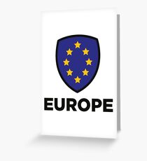 The Union Flag of Europe Greeting Card