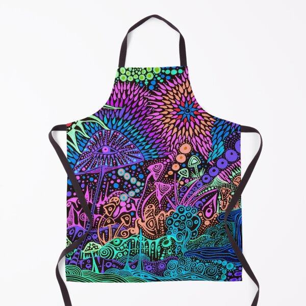 Item preview, Neon Mushrooms on the Moon designed and sold by Julijuls.