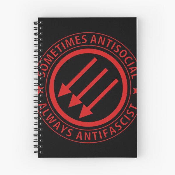 Item preview, Sometimes Antisocial - Always Antifascist designed and sold by Merch-For-All.