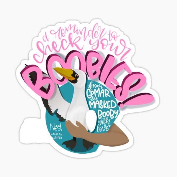 All kinds of Boobies, birds | Sticker