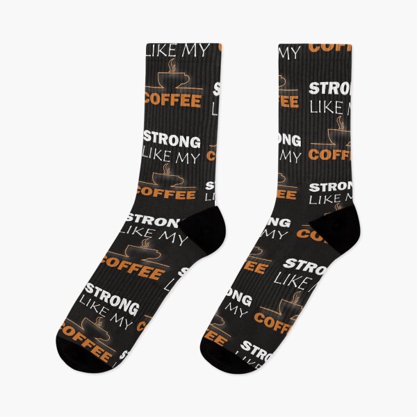 Item preview, I'm Strong Like My Coffee,  Srtong and Hot Like My Coffe, Coffee Addict Lover,gym and doing workouts,Funny Coffee Saying, Minimalist Gift Idea. designed and sold by Geeks-Design.