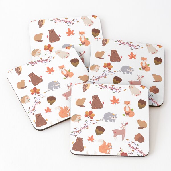 Item preview, Christmas Winter Animal Pattern designed and sold by NomadMessenger.