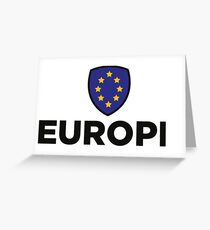 The Union Flag of Europe Greeting Card