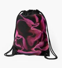 Purple Carnation Drawstring Bag