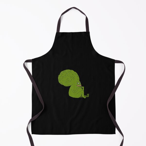 Item preview, Pepe the frog meme big brain designed and sold by Omeris.