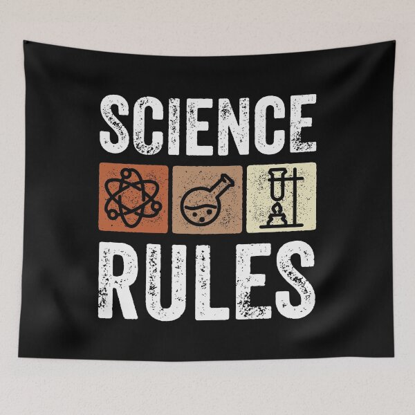 Item preview, Science Rules Student Teacher Scientist Humor Vintage Lab designed and sold by lxmag.