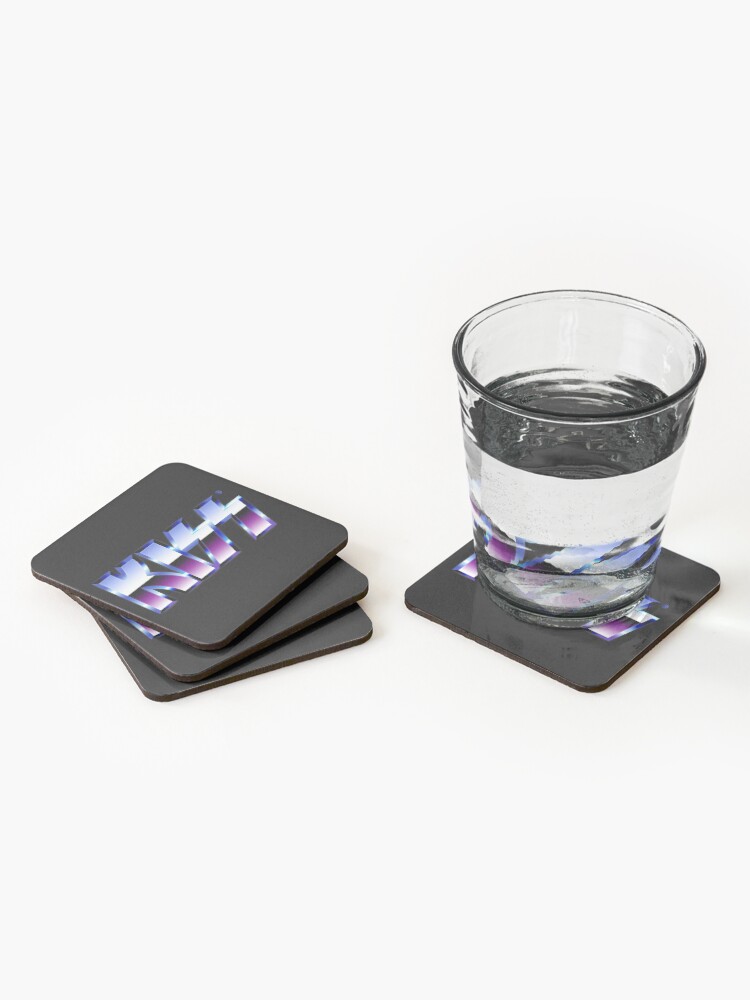 Alternate view of Kiss Logo Chrome Coasters (Set of 4)